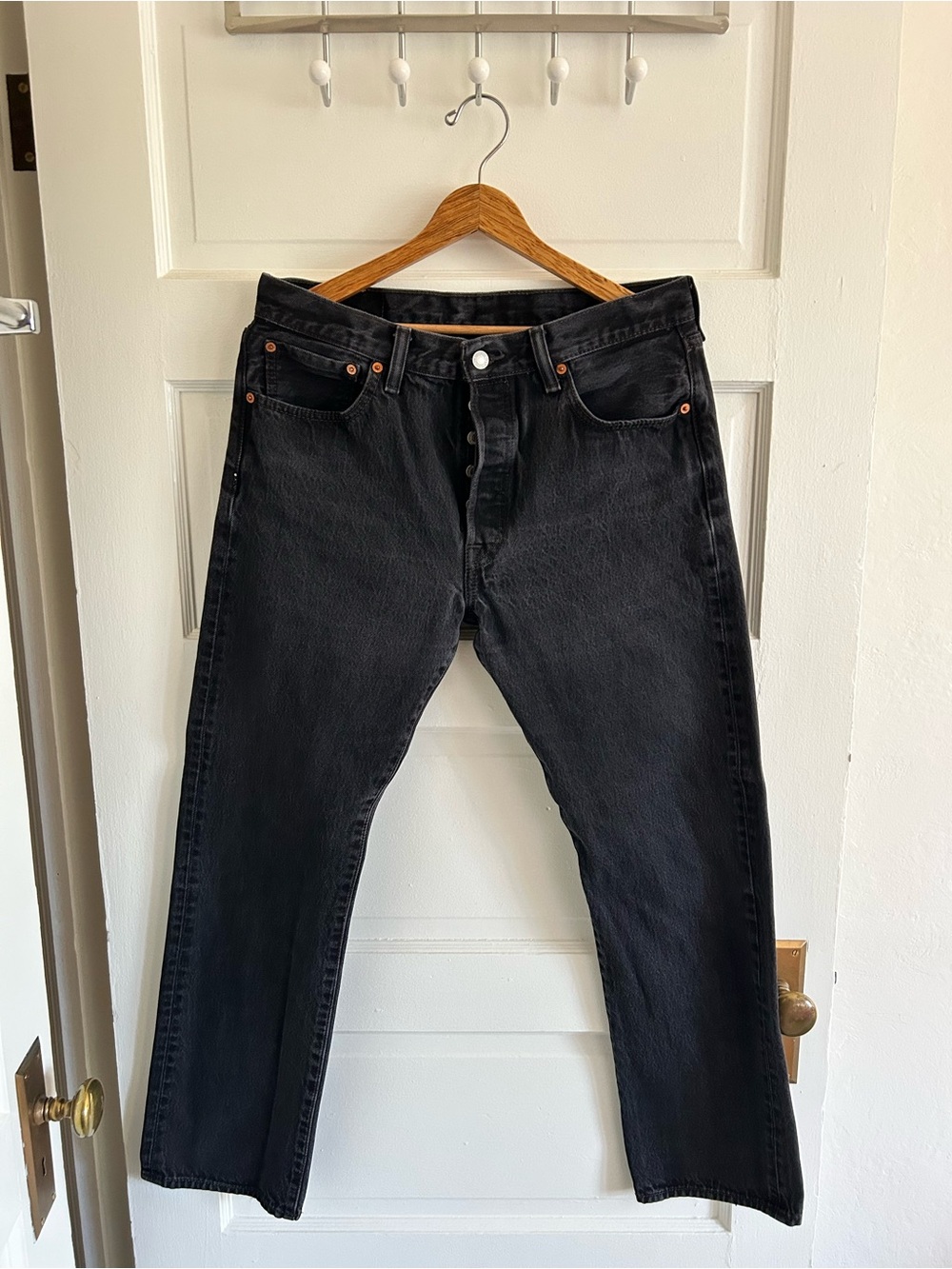 👖 [Levi’s] 501 Black Jeans, Size W 34" L 32", EUC